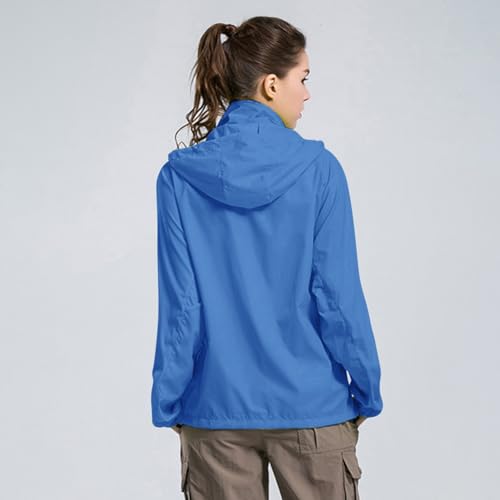 Damen Wasserdichte Faltbar Regenjacke Mit Kapuze Reflektierende Fahrradjacke Für Die Nacht Leicht Wasserdicht Windbreaker Jacke Fahrrad Herbstjacke Funktionsjacke Für Wandern Reisen Xxxl Xl Grün