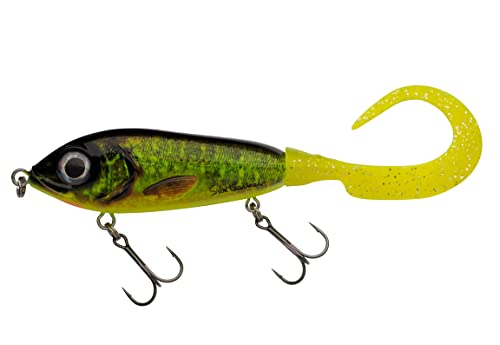 Jerkbait Abu Garcia Svartzonker McMy Tail avec queue souple vibrante pour grands brochets