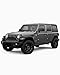Savadicar Cowl Body Armor, Outer Cowl Covers, Corner Guards for 2018 2019 2020 2021 2022 2023-Current Jeep Wrangler JL JLU & Jeep Gladiator JT 2/4 Door, Exterior Accessories Parts, Matte Black, Pair