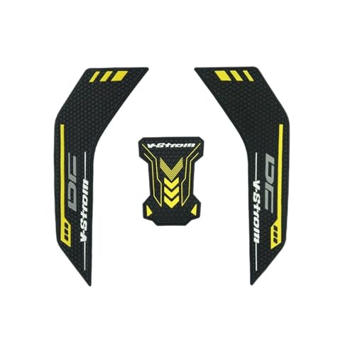 Kit réservoir de Carburant pour V-Strom 800DE 2023-2026 Protecteur en Caoutchouc Noir