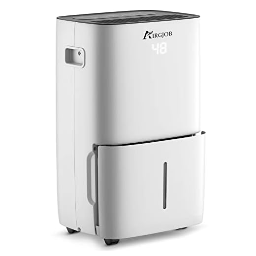 50-Pint Energy Star Dehumidifier for Basement - 3500 Sq. Ft. Quiet Dehumidifier for Large Capacity Room Home Bathroom Basements - Auto Continuous Drain Remove Moisture