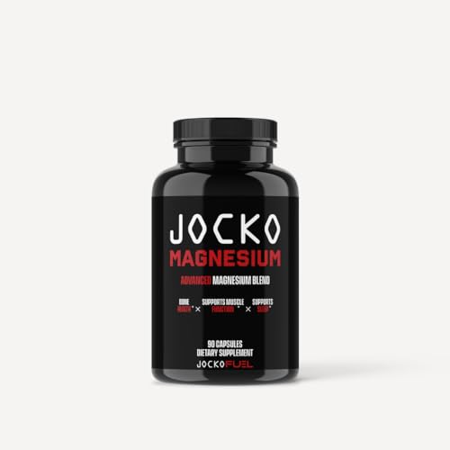 Jocko Fuel Magnesium Complex Supplement - Magnesium Glycinate, Citrate, & Taurate Capsules Dietary Supplement for Muscle Recovery & Relaxation, Heart, Nerve, Bone Support, & Sleep 30-Day Supply
