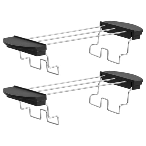 BESTOYARD 2 Piezas de Rejillas para Dorar de Acero Inoxidable para Tostadora, Soporte Multifuncional Fácil de Limpiar, Adecuado para Cocina y Enfriamiento