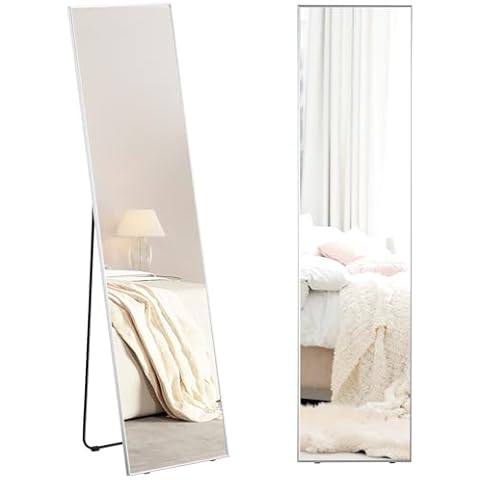 HOMCOM Full Length Wall-Mounted Mirror Cover