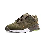 FitVille Laufschuhe Herren Extra Weite Turnschuhe Damen Sportschuhe Breit Fitnessschuhe Bequeme Sneakers Schuhe für Plantarfasziitis Fußschmerzen Grün 45 EU X-Weit