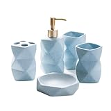 ▶Ampia applicazione: questo set di accessori per il bagno è adatto a una varietà di ambienti, tra cui case, hotel, appartamenti, dormitori.