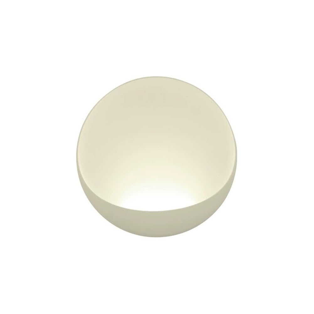 LOGT 7W LED Wall Light (Indoor) 3000K Warm White Round Modern Living Room Light Wall Lighting Aluminium Metal Hallway Lamp Fashionable Decorative Bedroom Lamp Bedsidelamp,White