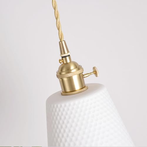 Suspension à une tête de base E27 en céramique pour décoration créative - 7
