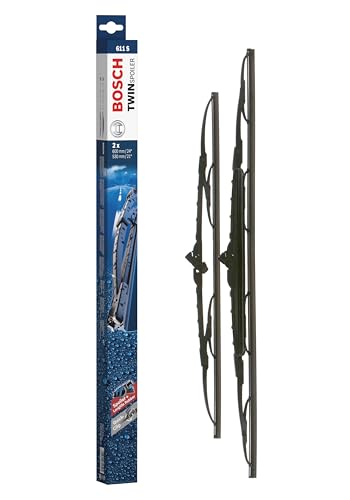 Bosch Scheibenwischer Twin Spoiler 611S, Länge: 600mm/530mm – Set für Frontscheibe