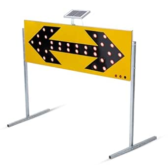 Robustt Solar Powered Traffic Road Street Route Indicator Guideboard ...