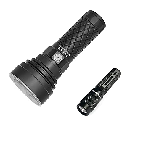 ThruNite Handheld EDC LED Flashlight Bundle/Catapult V6 Long Thrower Flashlight & Ti3 V2 AAA Keychain Mini Flashlight
