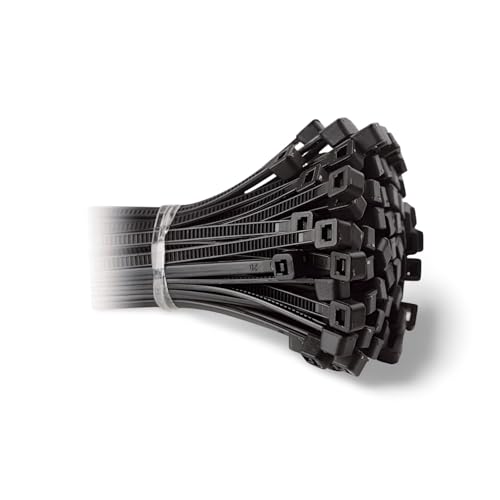 Image of Nylon Cable Ties, 150 x 2.5 mm, Black, Pack of 100