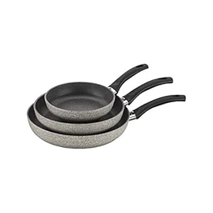 BALLARINI Parma by HENCKELS 3-pc Nonstick Pot and Pan Set, Made in Italy, Set includes 8-inch, 10-inch and 12-inch fry pan