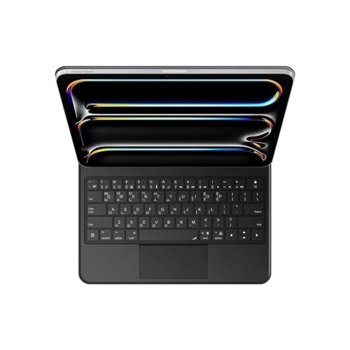 Clavier iPad Pro 11 pouces noir tactile compatible iPad Air 11 M3 M2 coréen