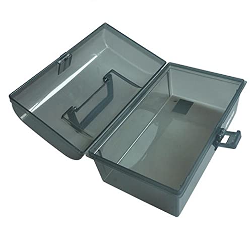 Skrzynka narzędziowa Plastikowa skrzynka narzędziowa z uchwytem, tacką, przegródką, schowkiem i organizerami Skrzynka narzędziowa 22 * 13 * 11,3 cm