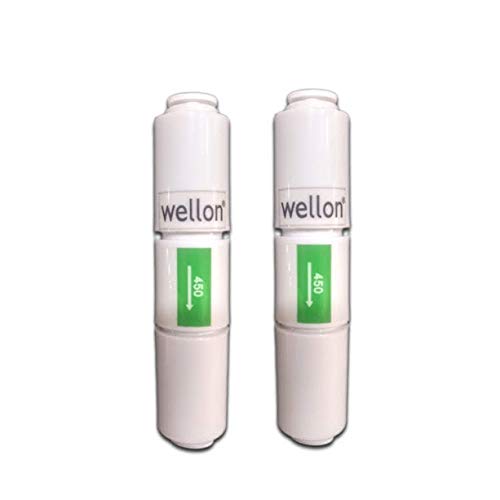 Wellon Flow Restrictor with Quick Connect Fitting 450 ML For Water Purifier (QC Pack of 2)