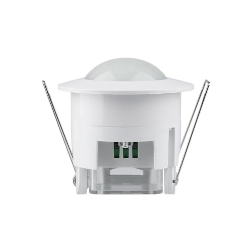 V-TAC 5090 encastré Détecteur de Mouvement pour Plafond 360 ° Blanc IP20