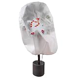 Youding Congeler Les Sacs de Protection des Plantes, Couverture Blanche Warm Worth Frost pour Plantes avec Cordon de Serrage, Sacs de Plantes en Tissu Non tissé en Plein air avec des Images de Dessin
