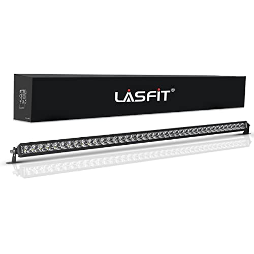 LASFIT 42 inch LED Light Bar, IP67 Waterproof, Spot Flood Combo Beam, Off Road Driving Light for Wrangler, Cherokee, Gladiator, F-150, Explorer, Ranger, Ram
