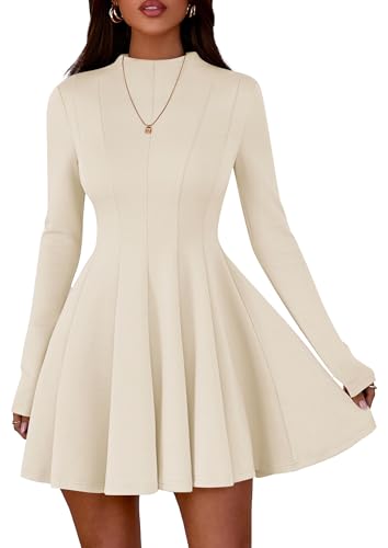 PRETTYGARDEN Fall Dresses for Women Elegant Classy 2025 Casual Long