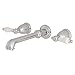 Kingston Brass KS7121PL English Country Bathroom Faucet, 10-7/16" in Spout Reach, Polished Chrome