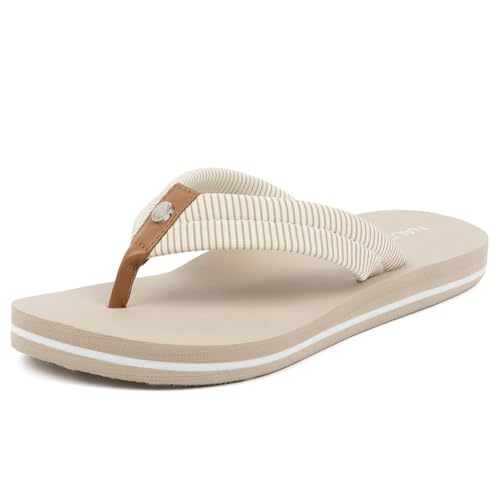 Nautica Women's Thong Strap Sandal – Casual Flip-Flop for Beach, Pool, and Everyday Comfort