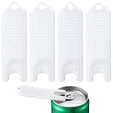 Enhon 4 Pcs Soda Can Tab Opener, Compact Beer Can Opener, Canned Drink Tab Lifter, Party Essential Tool, Pop Puller for Protecting Long Nails and Folks with Joint Pain or Arthritis Helpers