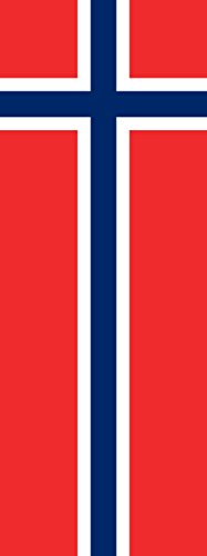 Drapeau Île Bouvet grand format portrait 6m² de qualité supérieure - 2
