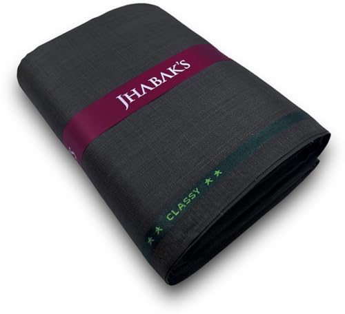 Image of JHABAK'S Unstitched Viscose Rayon Trouser Fabric for Men - Length: 1.30 m /Width: 58 inches
