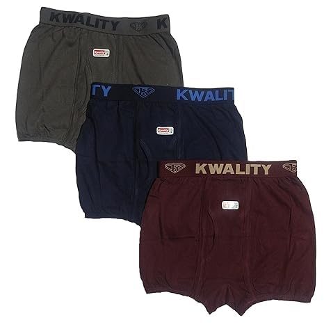 Image of Pure Cotton Multi-Coloured Brief for Boys & Kids Pack of 3