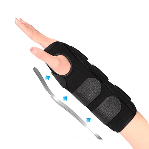 Tunnel Wrist Brace for Men and Women, Maximum Support Hand Brace with 3 Stays for Tendonitis, Arthritis , Sprains, Adjustable Wrist Support Splint for Right Left Hands