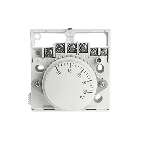 Raumthermostat, 220V Mechanischer Raumthermostat Temperaturregler Klimaanlage und Fußbodenheizung, Fußbodenheizung Aufputz mit EIN/Aus-Schalter