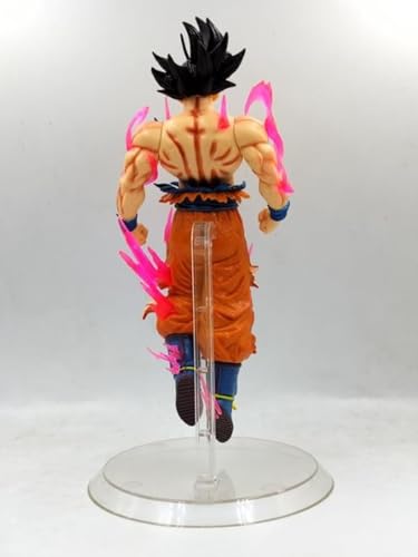 Image of Dragon Ball Z Goku Ultra Instinct Action Figure | Powerful Anime Collectible PVC Statue with Energy Aura | Standing Goku Figurine with Base for Fans & Collectors