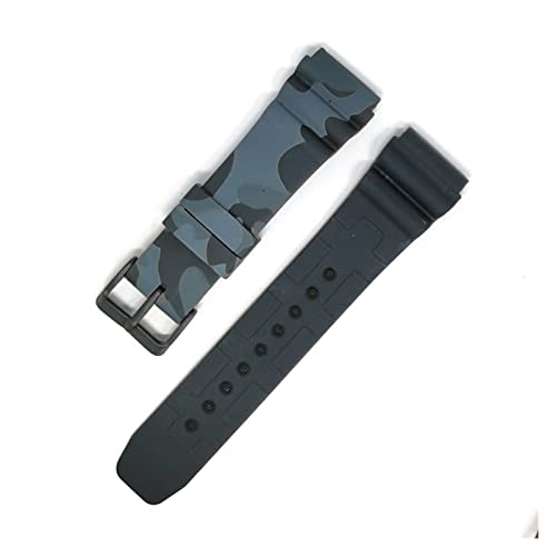Bracelet sport 22mm camouflage rouge pour montre connectée et plongée outdoor