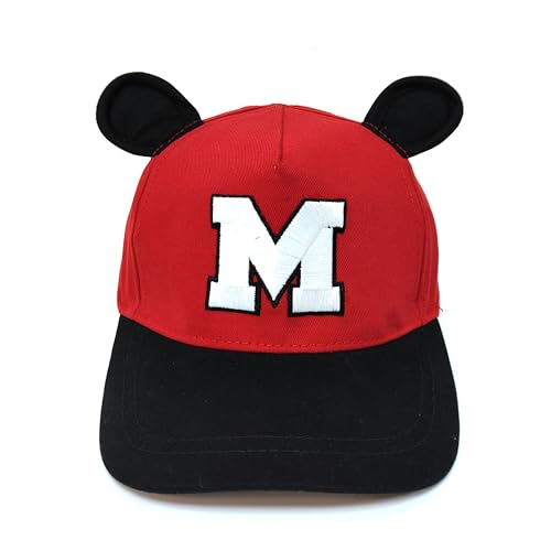 Image of Disney Mickey Mouse Kids Cap for Kids, Baby Girls and Boys 3-12 Years -Black