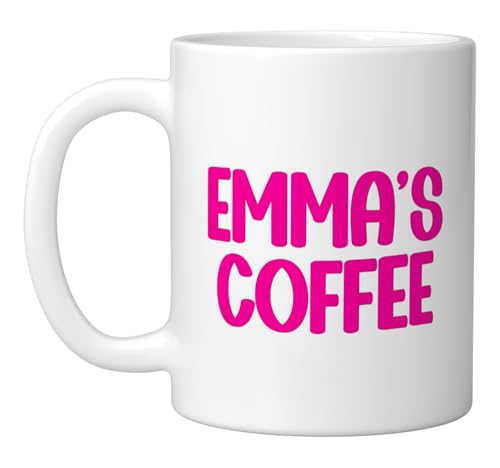 Taza de cerámica 11 onzas blanca miniatura 1