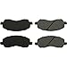 Centric C-Tek Ceramic Replacement Front Disc Brake Pad Set for Select Mitsubishi, Dodge and Jeep Model Years (103.08660)
