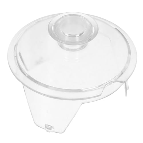 Mobestech Tapa para Jarra de Agua con Hermético Resistente Fugas Mango Ergonómico para Vertido Cómodo Reemplazo para Jarras de Vidrio Cocina y Oficina Transparente Fácil de Limpiar