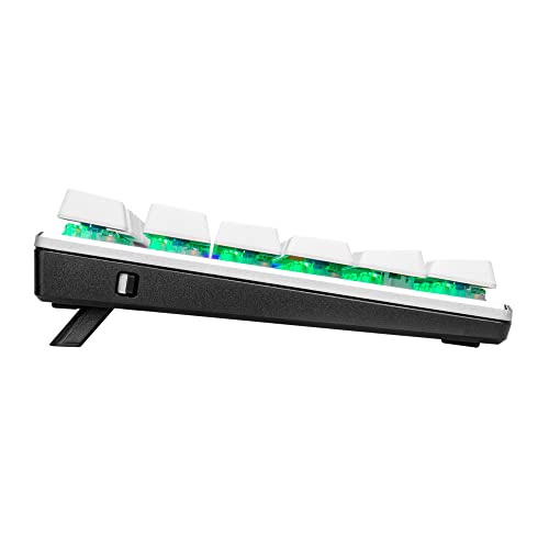 Image of Cooler Master SK653 Wireless Sliver White Mechanical Keyboard with Low Profile Brown Switches, New and Improved Keycaps, and Brushed Aluminum Design