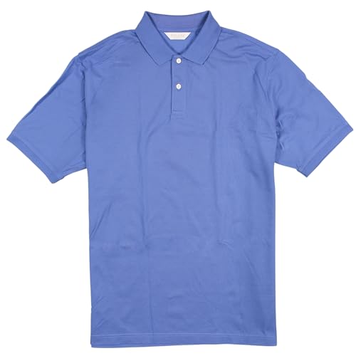 Gold Label Men's Pique Polo Shirt Supima Cotton Short Sleeve Wrinkle Resistant (Also in Big & Tall)