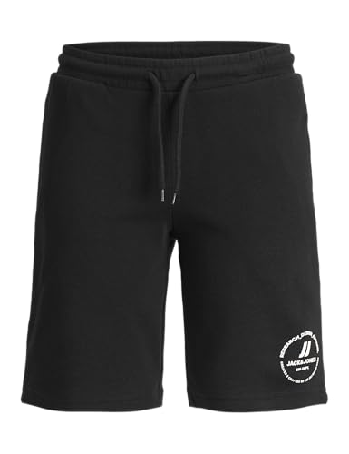 Jack & Jones Jpstswift Short de survêtement AUT Sn JNR pour garçon, Noir, 140