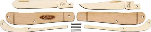 Case CA207W Wooden Kit Mini Trapper Clip Spey Blades Folding Knife