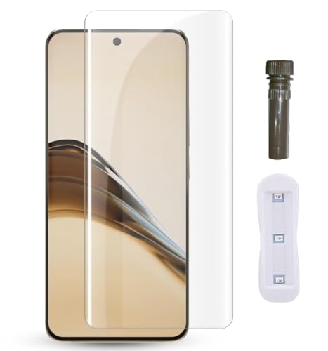 Image of Tempered Glass Screen Protector Compatible For Realme 14 Pro Plus With Edge-To-Edge Protector And With Easy Installation Kit