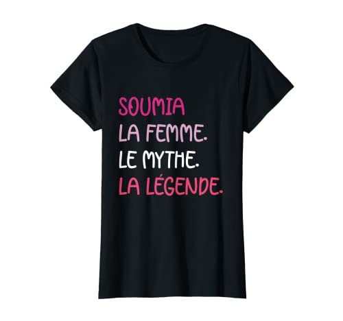 Photo de Femme Humour Prénom soumia fille soumia T-Shirt