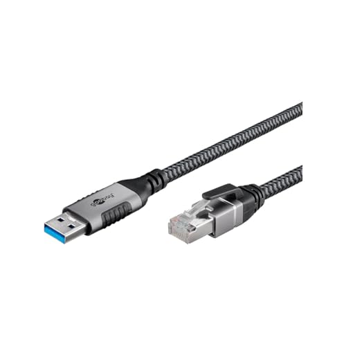 Goobay 70692 Cavo Da USB-A A RJ45 Cat 6 Per Una Connessione Internet Cablata Stabile Con Router/Modem/Switch Di Rete/Sostituisce Adattatore Usb A RJ45 / 1 Gbps / 5 Metri - 3