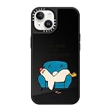CASETiFY ミラー iPhone 14 ケース [1.5mからの落下試験をクリア/MagSafe に対応] - I'm sick of everything - ブラック (ブラックバンパー)