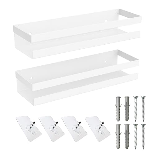 Metal Multi-Purpose Wall Mount Floating Shelf | Heavy Duty Floati...