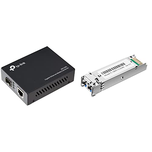 Convertisseur RJ45 Gigabit TP-Link MC220L et module SFP pour étendre votre réseau fibre