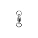 Riptail Ball Bearing Swivels, Welded Rings (Size 2 (65lb) - 10 Pack)