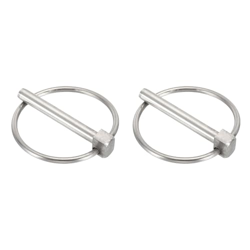 Goupilles lynch en acier inoxydable goupilles de verrouillage robustes x2